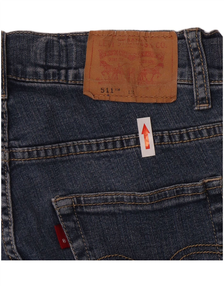 Levi's Boys 511 Slim Jeans 11-12 lat W24 L22 Niebieska bawełna