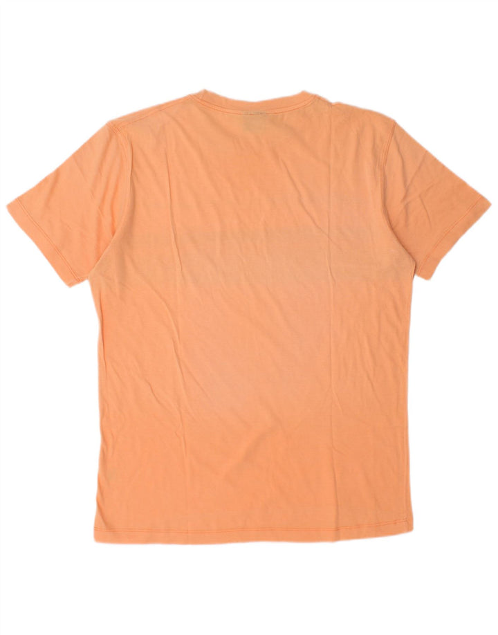 T-shirt męski TRUSSARDI Top w średnim kolorze pomarańczowym