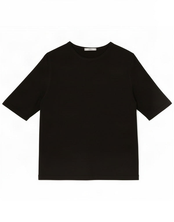 T-shirt damski Marks & Spencer Top UK 12, średni czarny akryl
