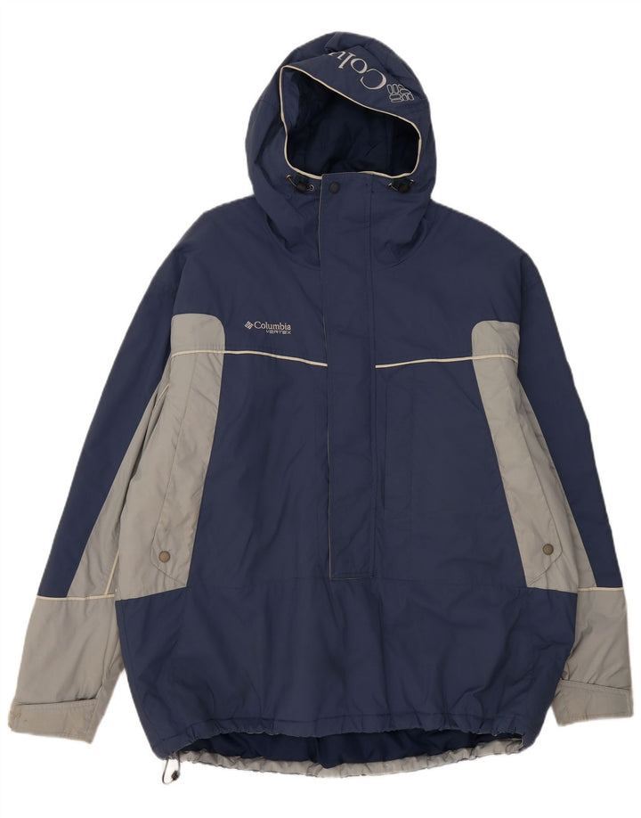 Męska kurtka wiatrówka Columbia o luźnym kroju, UK 42 XL, granatowa