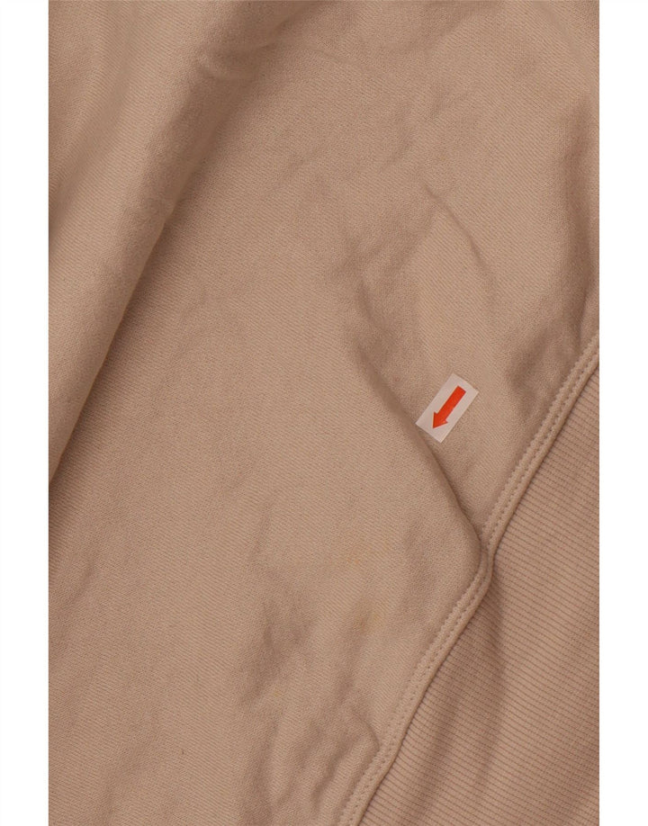 Damska bluza z grafiką Calvin Klein, UK 16, duża, beżowa, bawełniana