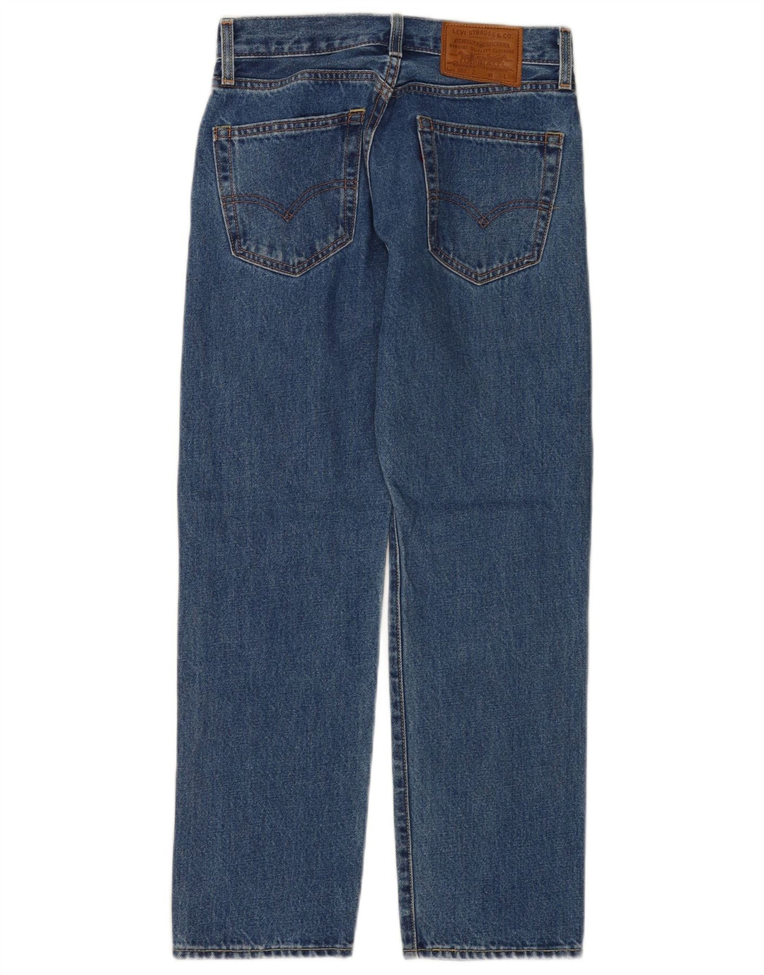 Męskie jeansy Levi's 551 Straight W26 L28 Niebieskie bawełniane
