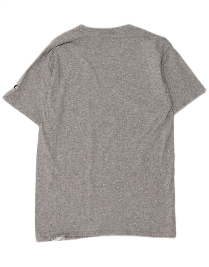 CHAMPION Mens T-Shirt Top Small Grey Cotton