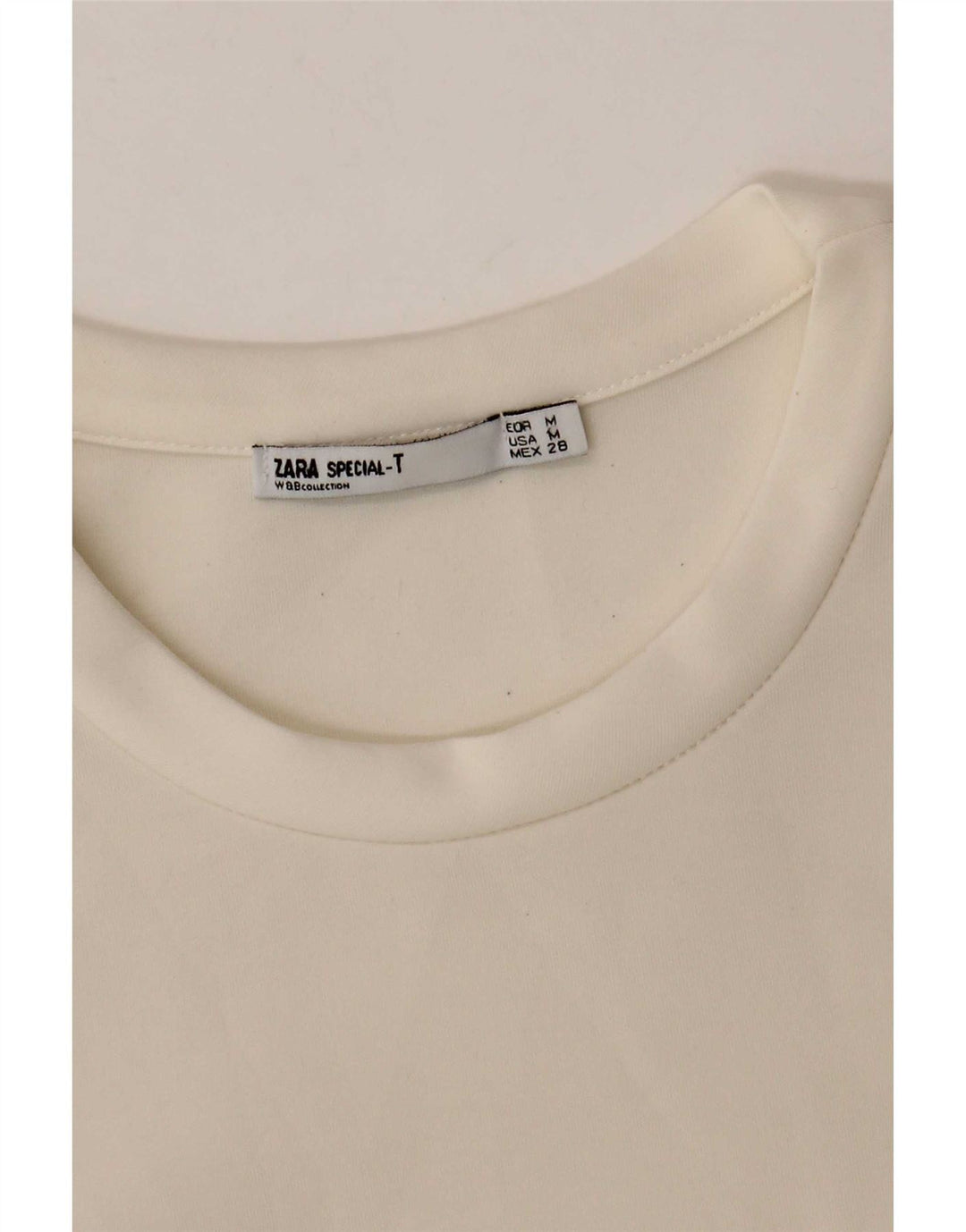 Damska sukienka dresowa Zara UK 12 Medium Off White