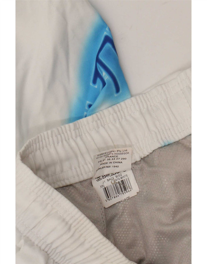 Męskie spodenki kąpielowe Billabong z grafiką 2XL, biały poliester