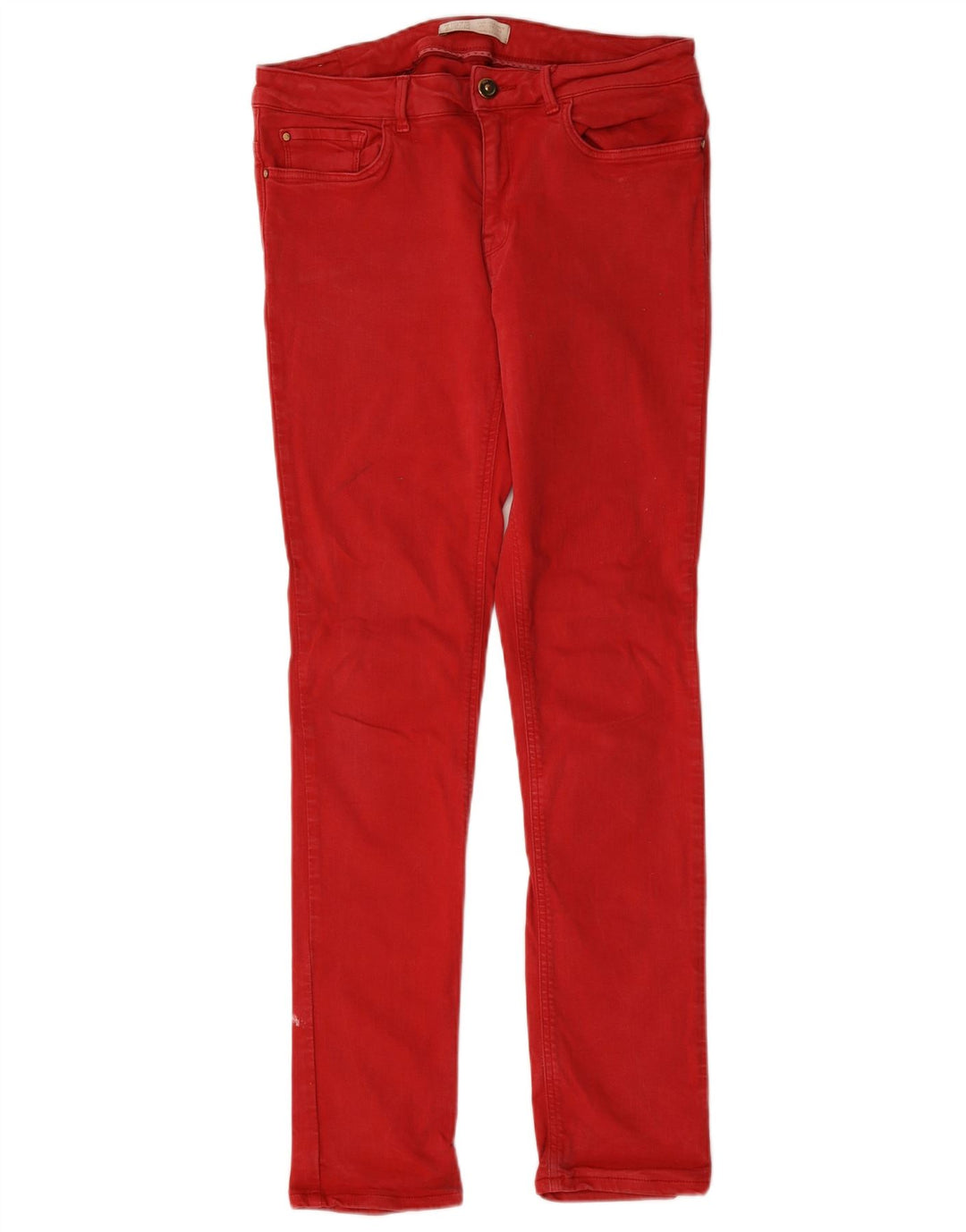 Damskie jeansy Skinny Zara EU 40 Medium W30 L30 Czerwone