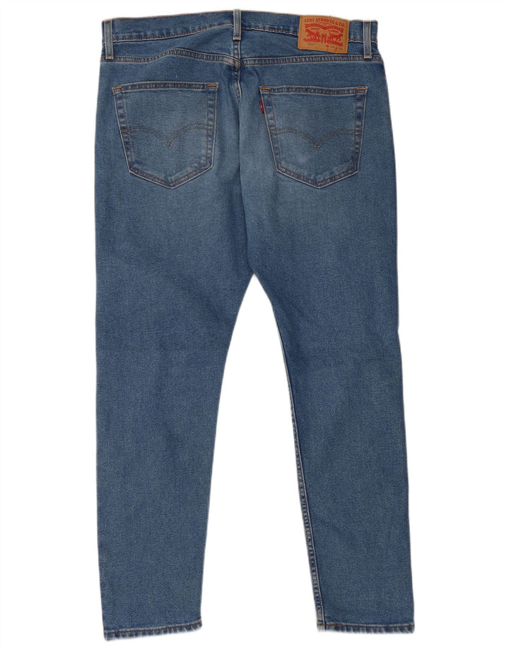 Damskie jeansy Levi's 512 Tapered W34 L30 Niebieskie bawełniane