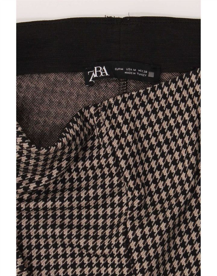 Legginsy damskie Zara UK 14, średnia czarna pepitka