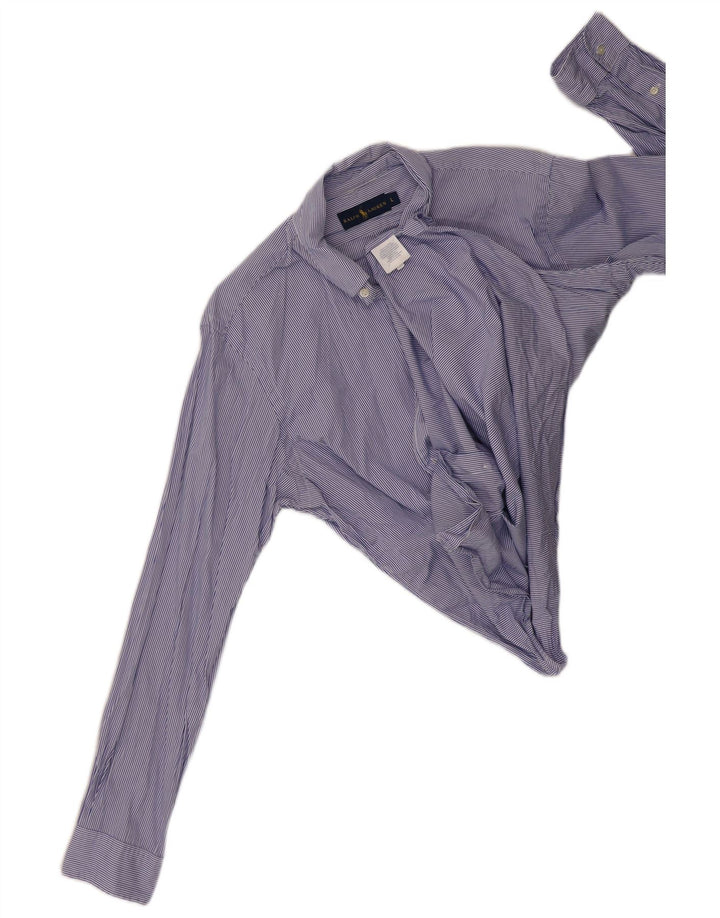 Koszula męska Ralph Lauren, duża, niebieska, bawełniana w paski