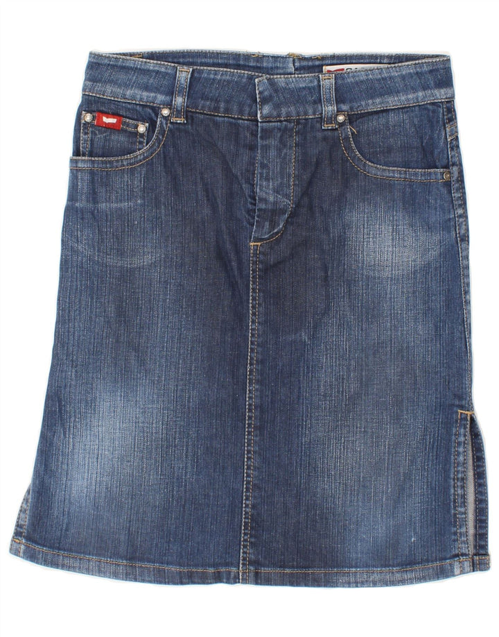 GAS Womens Denim Skirt Small W26 Blue Vintage Gas and Second-Hand Gas from Messina Hembry 