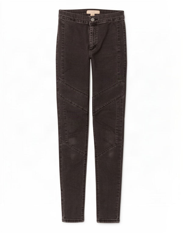 Topshop Damskie Joni Skinny Jeans W28 L32 Czarna bawełna