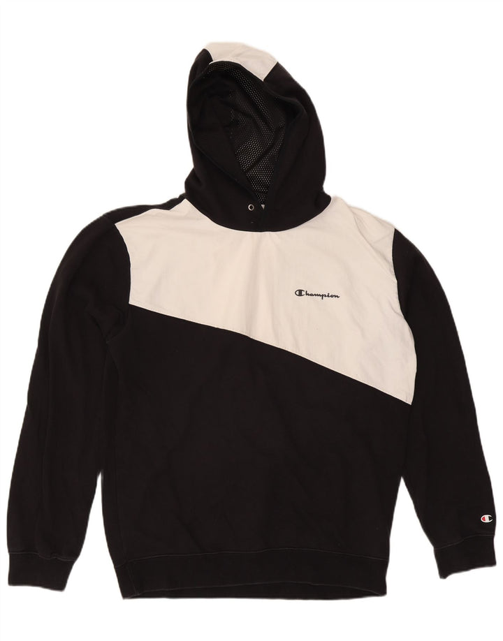 Męski sweter z kapturem i grafiką CHAMPION XL w kolorze czarnym