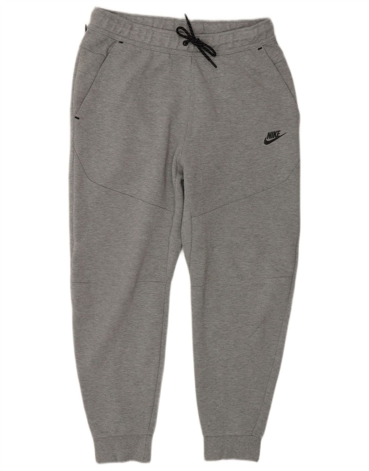 Męskie spodnie dresowe Nike, średnioszare, bawełniane