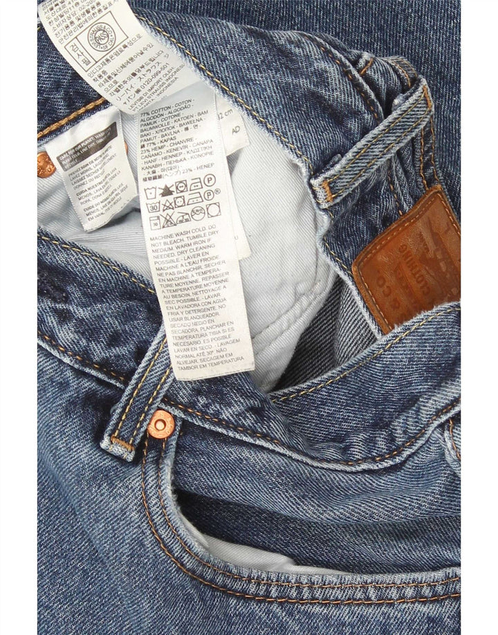 Męskie proste dżinsy Levi's W32 L32 Niebieskie bawełniane