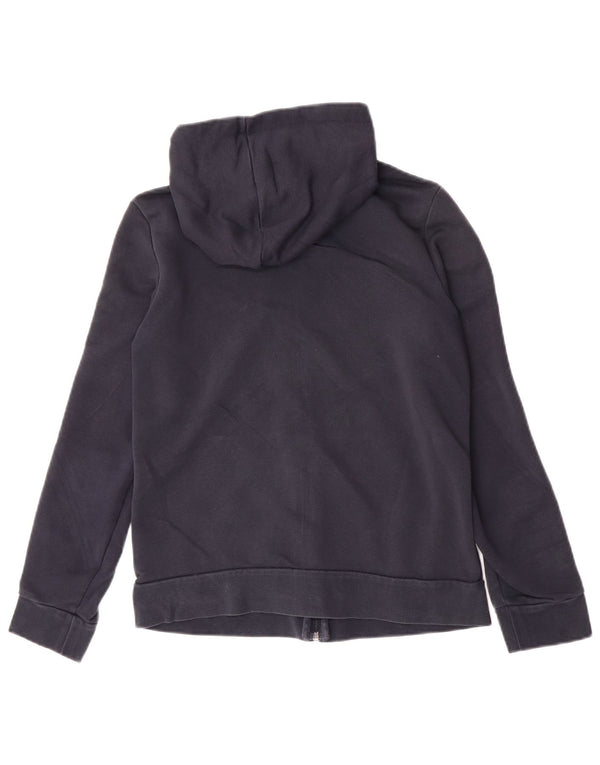 Damski sweter z kapturem i zamkiem błyskawicznym Adidas UK 12/14 Średni granatowy, bawełniany