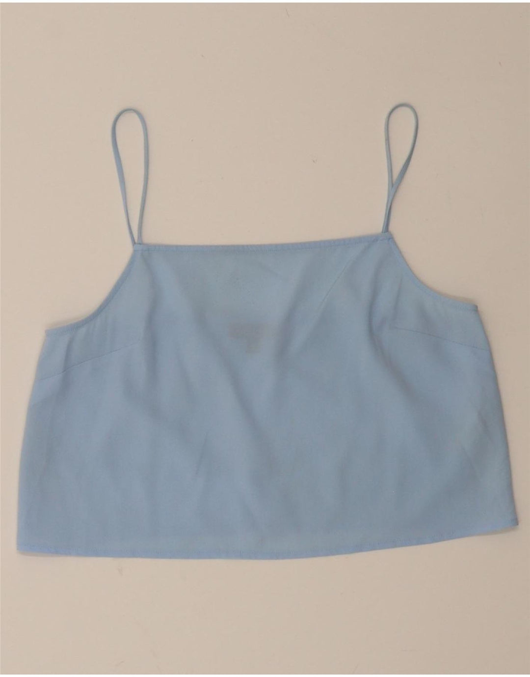 TOPSHOP Womens Cami Top UK 10 Small Blue Polyester Vintage Topshop and Second-Hand Topshop from Messina Hembry 