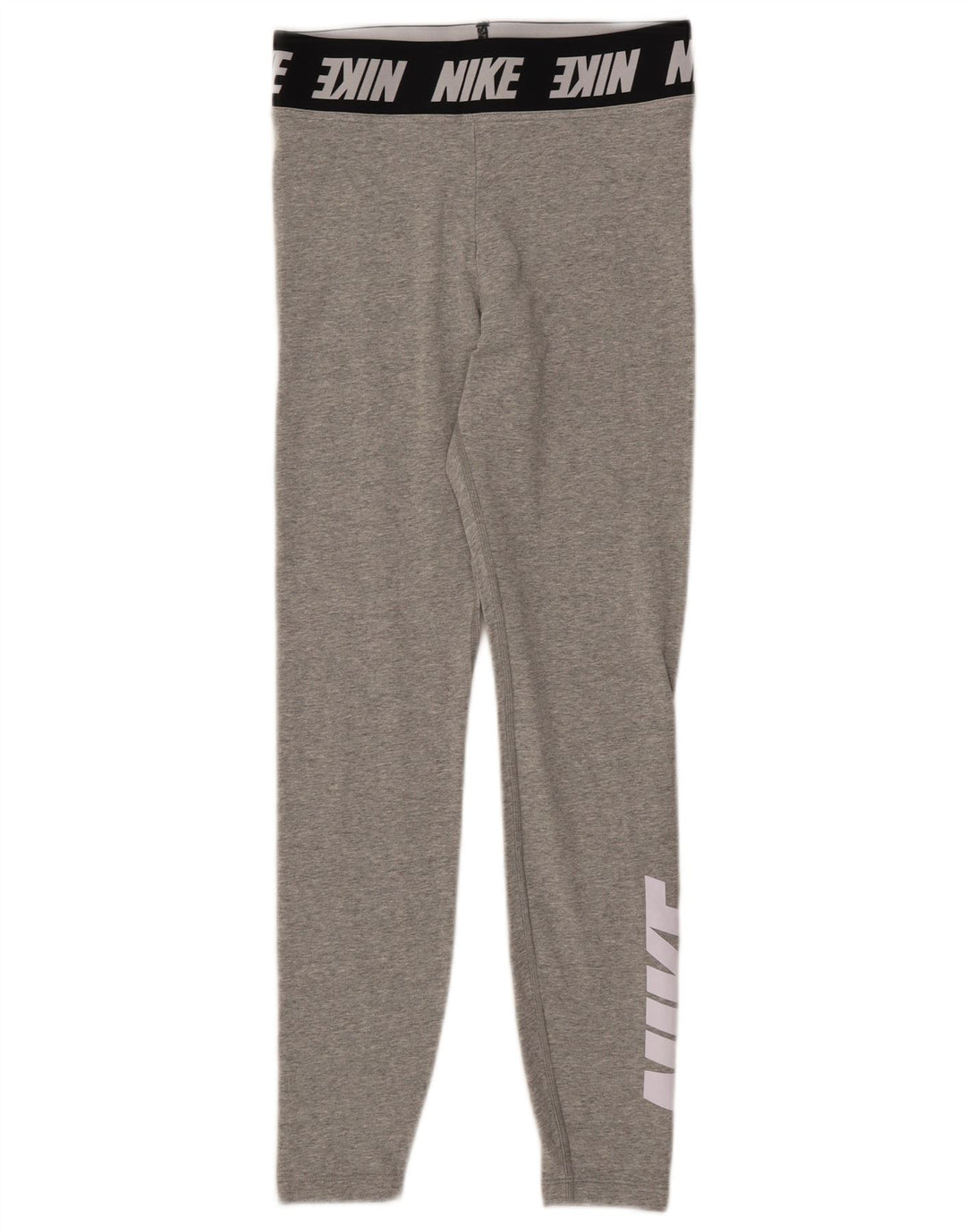 Damskie legginsy NIKE Graphic UK 8 Small, szare, bawełniane