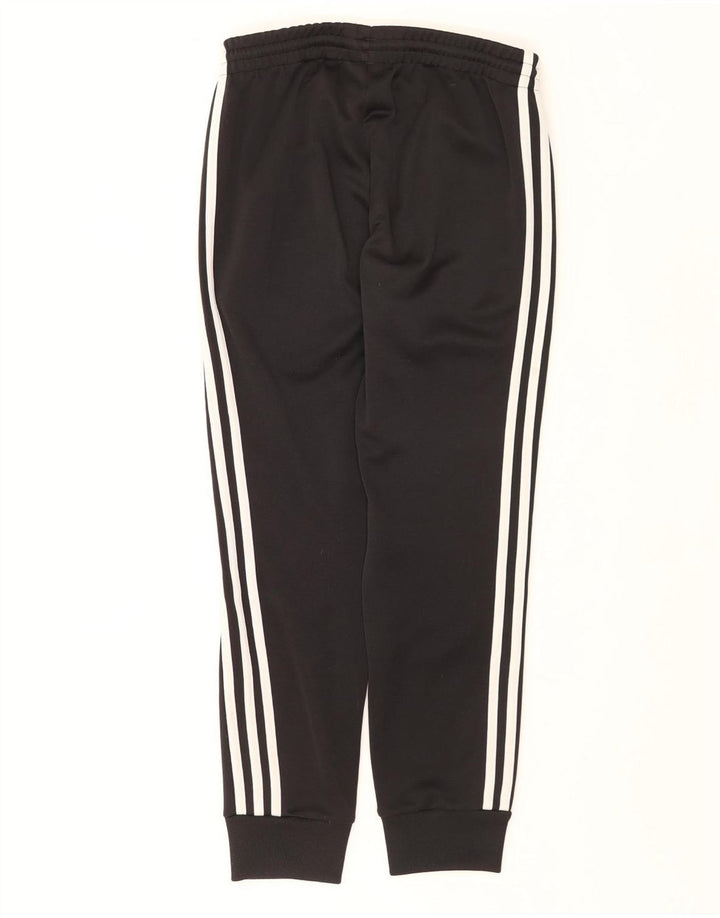 Męskie spodnie dresowe Adidas, małe, czarne, poliestrowe