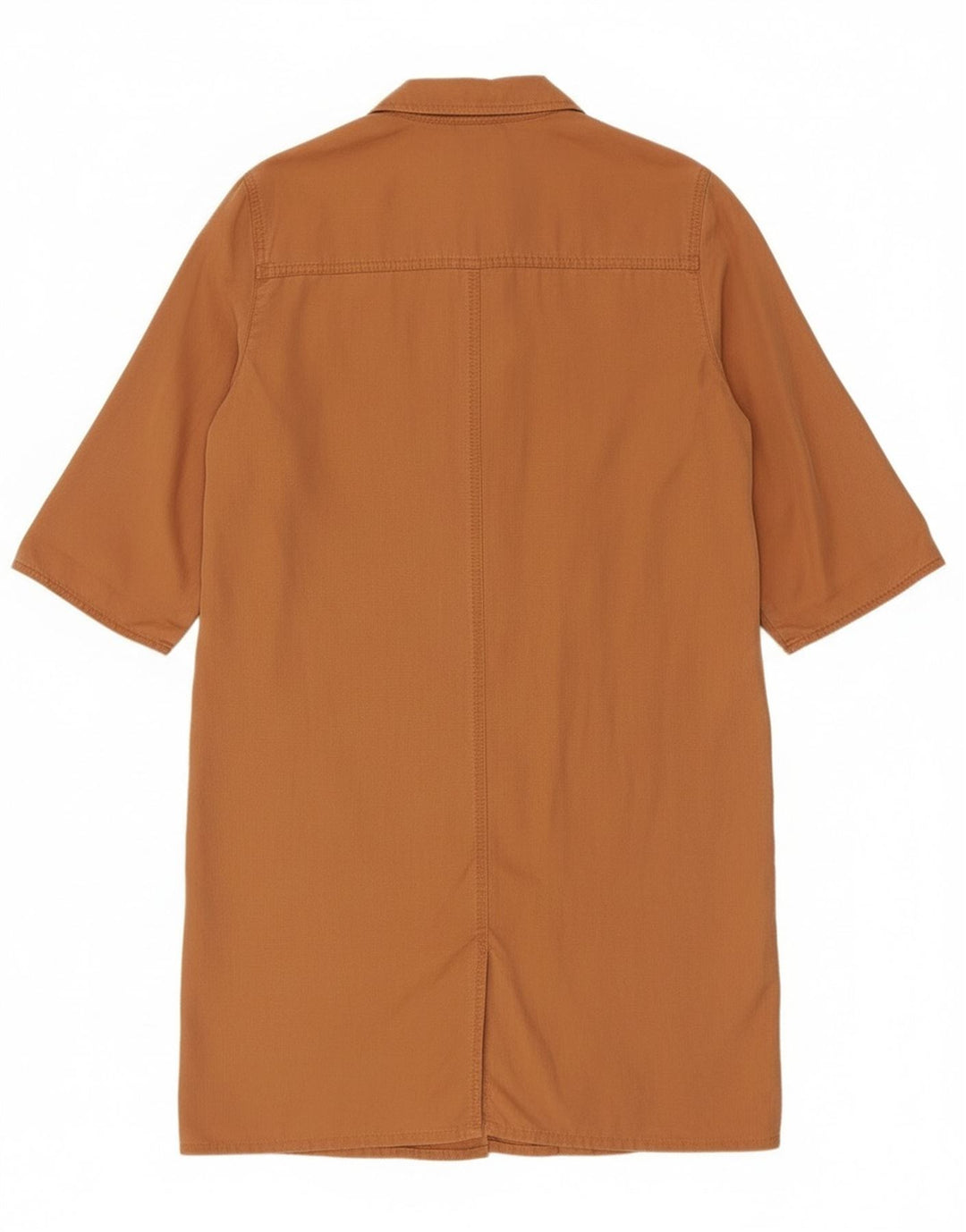 Damska sukienka koszulowa z rękawem 3/4 Perte by Krizia UK 12 Średni brąz