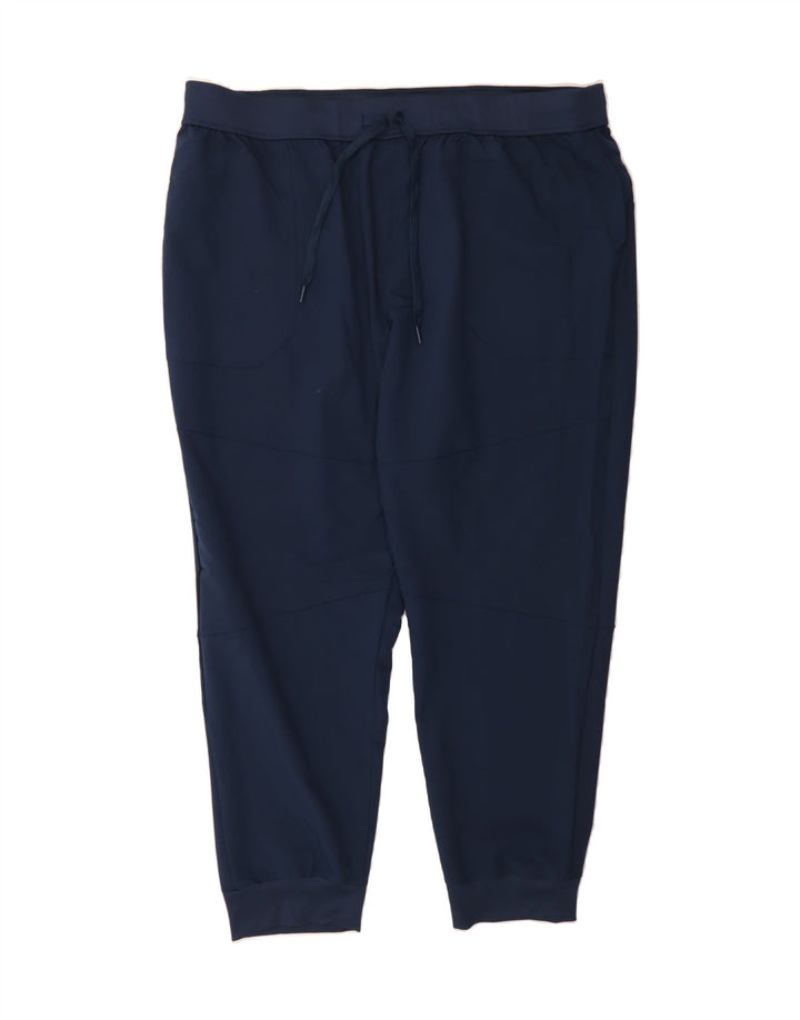 RUSSELL ATHLETIC Mens Tracksuit Trousers Joggers 2XL  Navy Blue Polyester Vintage Russell Athletic and Second-Hand Russell Athletic from Messina Hembry 