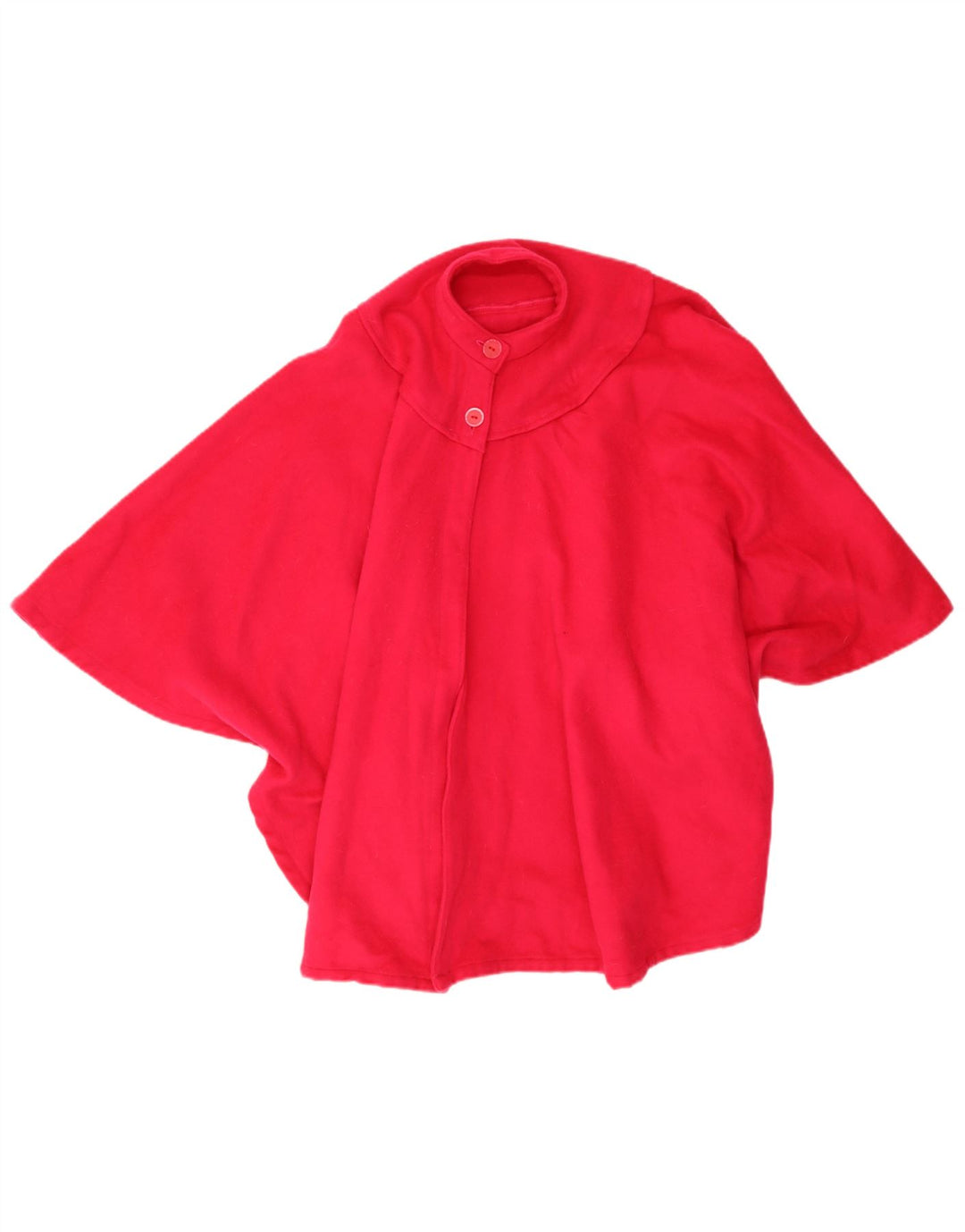 Vintage damski płaszcz poncho w jednym rozmiarze, różowy