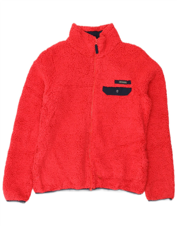 Damska kurtka polarowa Columbia UK 14, średni różowy poliester