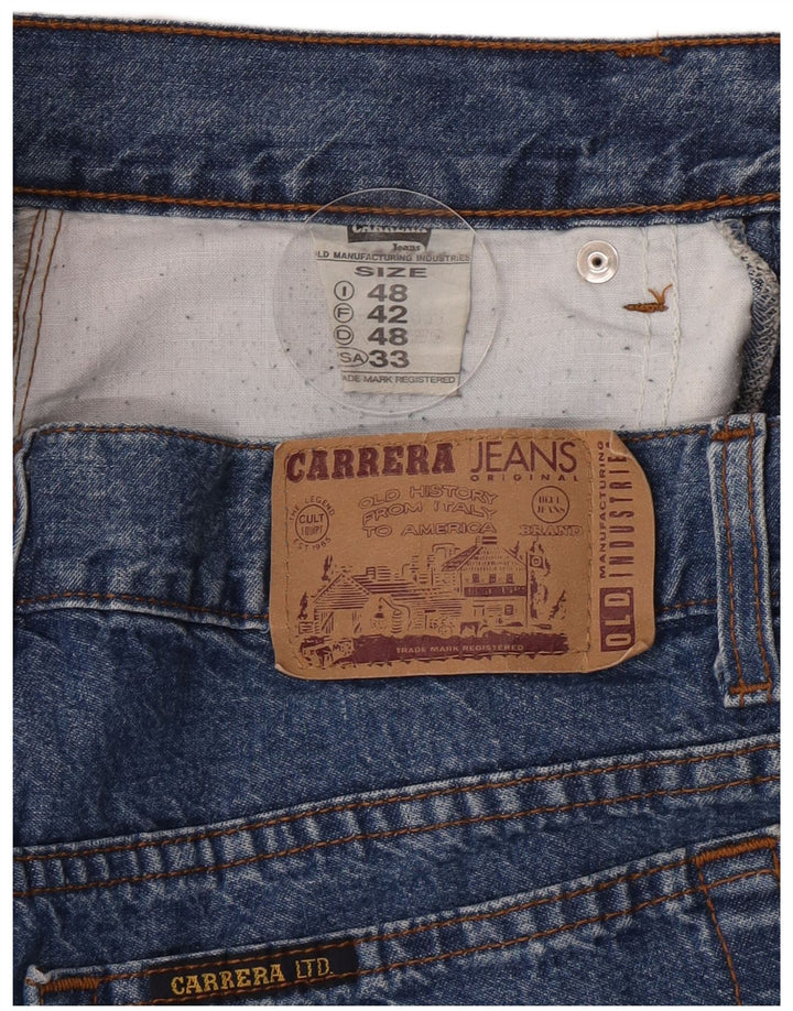 Męskie spodenki jeansowe Carrera IT 48 Medium W33 Niebieskie bawełniane
