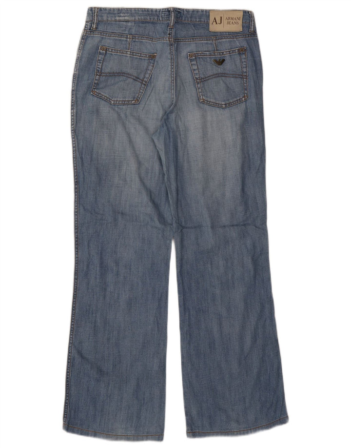 Damskie jeansy ARMANI w trudnej sytuacji Bootcut W31 L29, niebieska bawełna