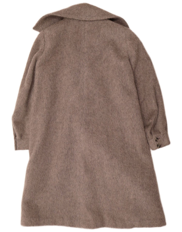 Vintage Womens Double Breasted Coat EU 44 XL Grey