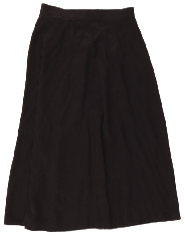 Damska spódnica kopertowa Marella UK 12 Medium W28 Czarny jedwab