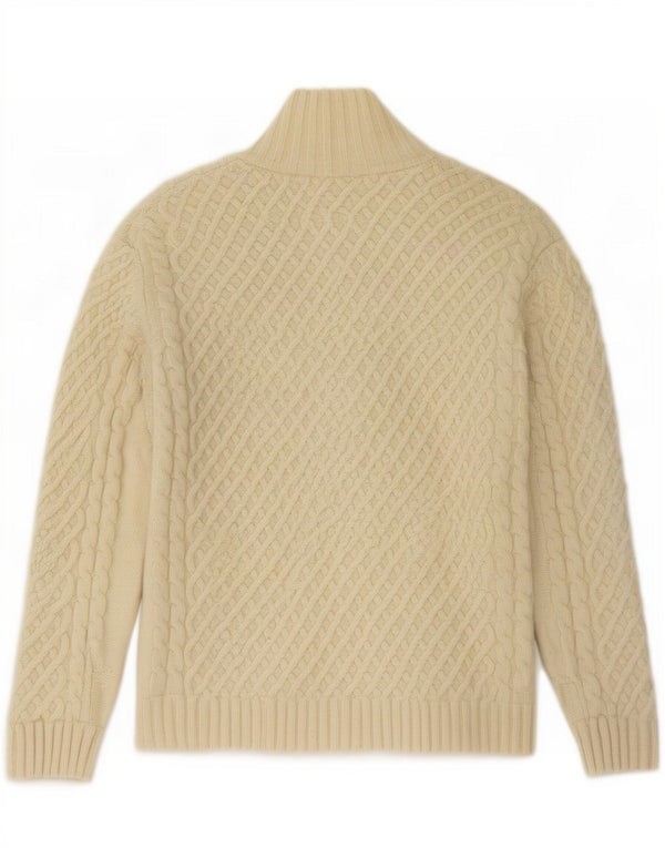 Sweter damski Carraig Donn UK 10, mały, złamanej bieli, nowa wełna