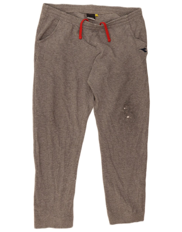 Męskie spodnie dresowe Diadora Joggers 2XL Szare nakrapiane