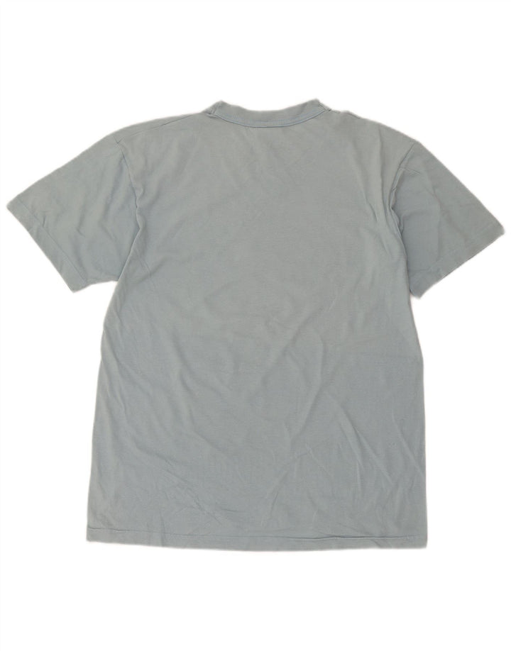 Męski T-shirt z grafiką Diadora, duży, niebieski, bawełniany