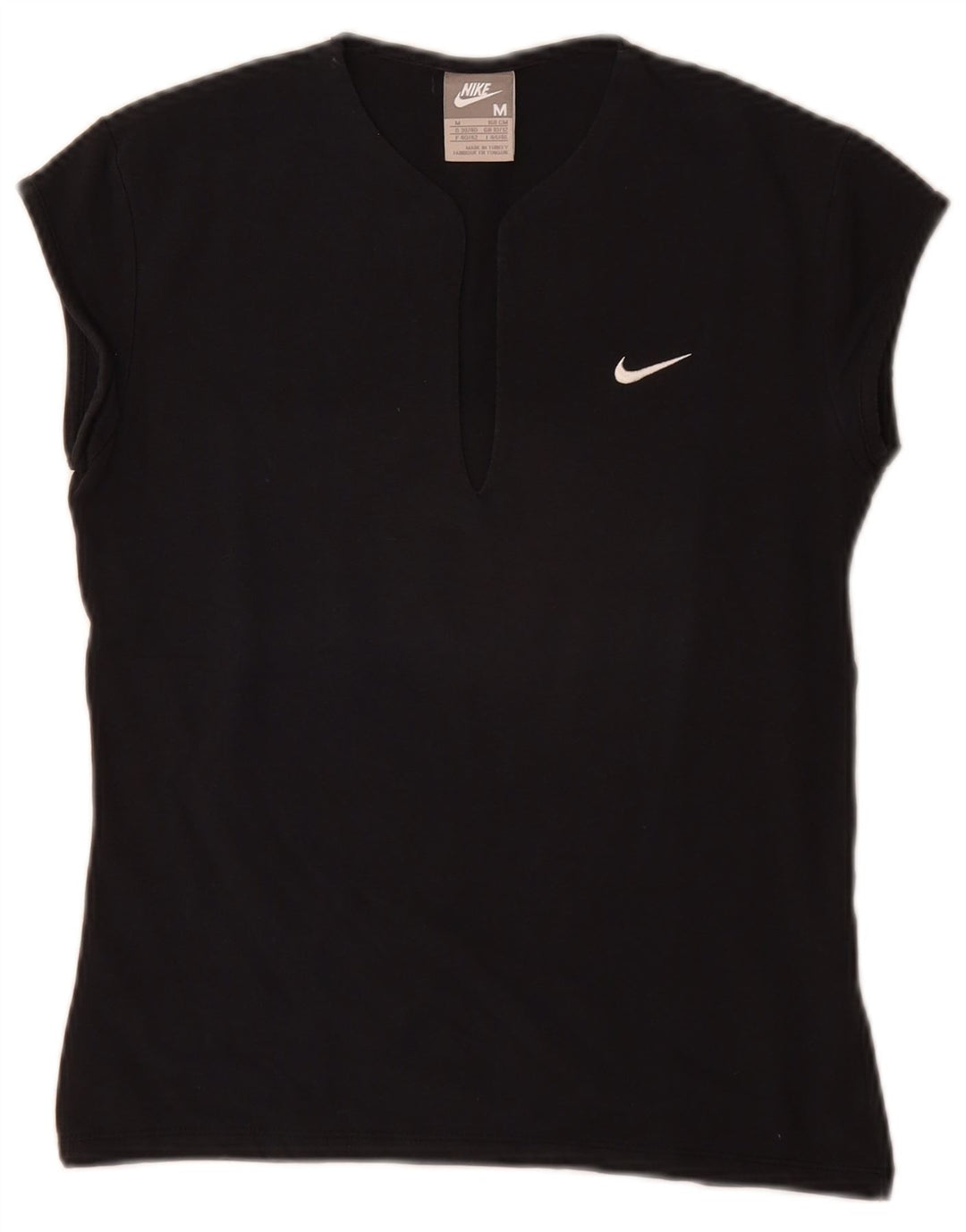 Damska koszulka Nike Top UK 10/12, średnia czarna bawełna
