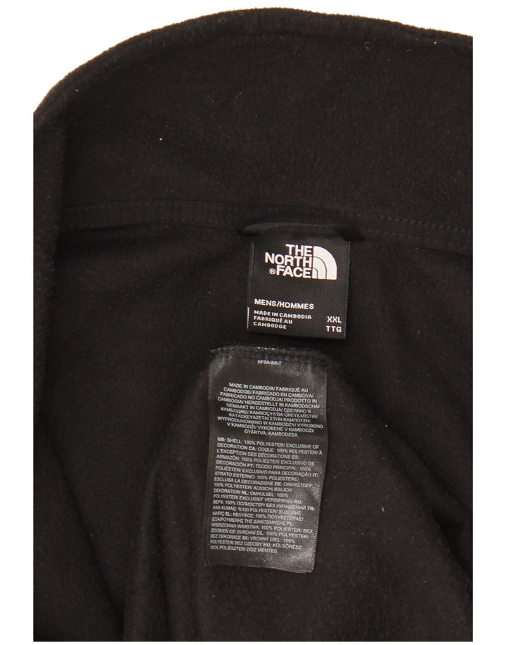 Męski sweter polarowy The North Face z zamkiem błyskawicznym 2XL, czarny poliester