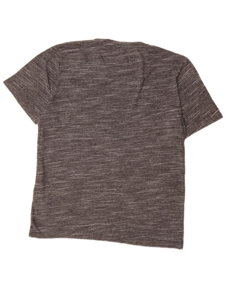 Męska koszulka T-shirt Reiss, średnia, szara, bawełniana nakrapiana
