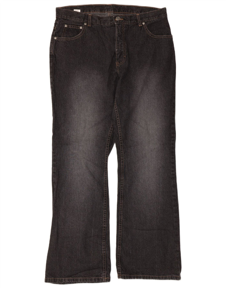 Marks & Spencer Damskie jeansy Bootcut UK 16 Large W34 L30 Czarna bawełna