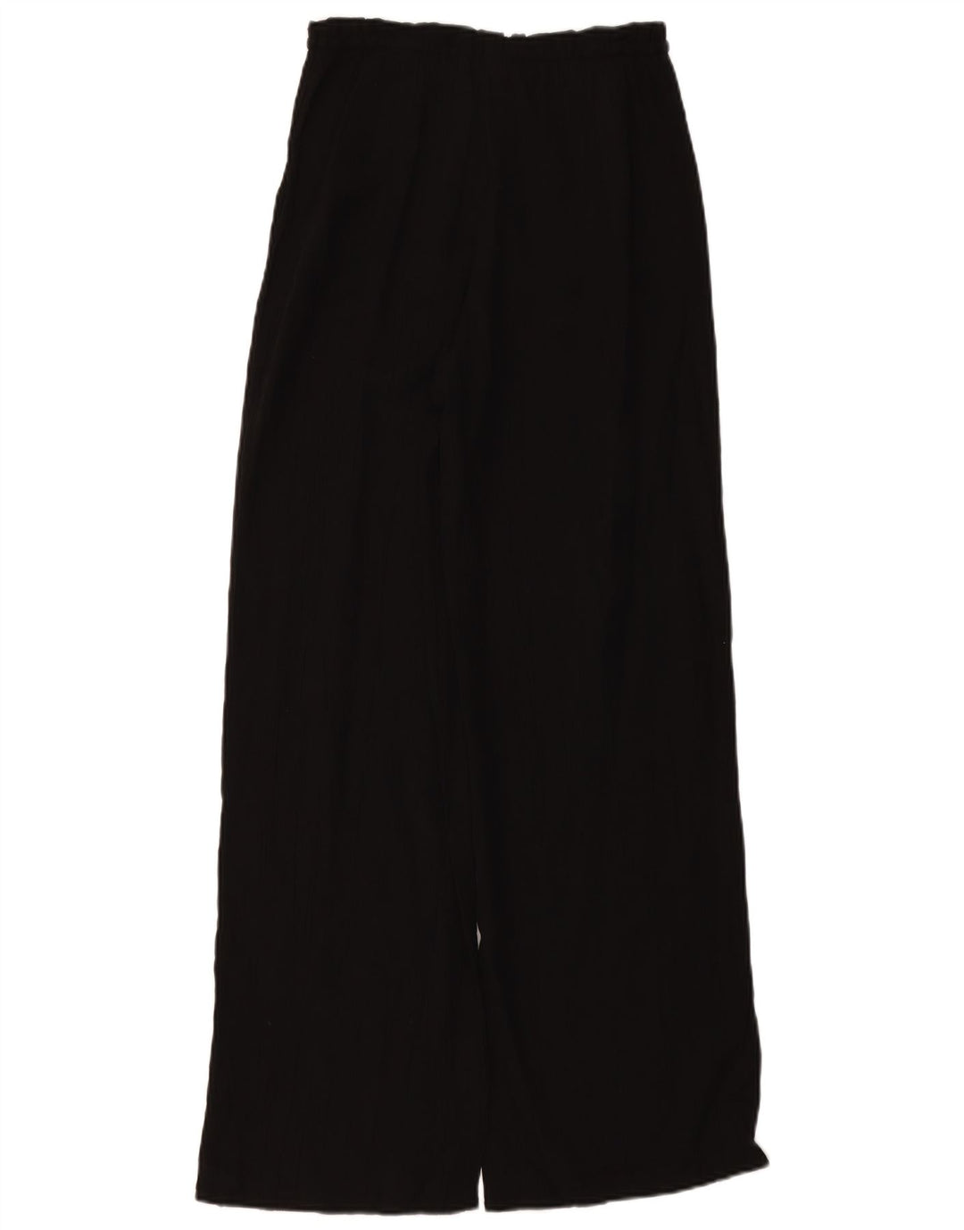 Damskie spodnie z szerokimi nogawkami ZARA z wysokim stanem UK 4 XS W24 L11 czarne