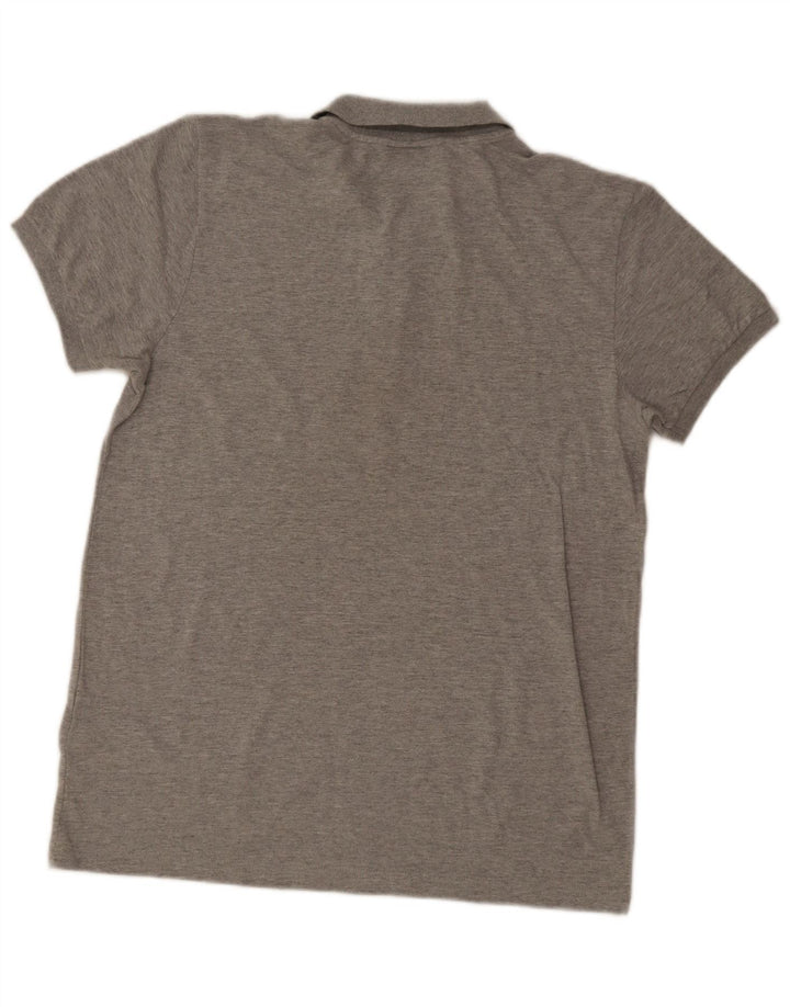 Męska koszulka polo Adidas, duża, szara, bawełniana