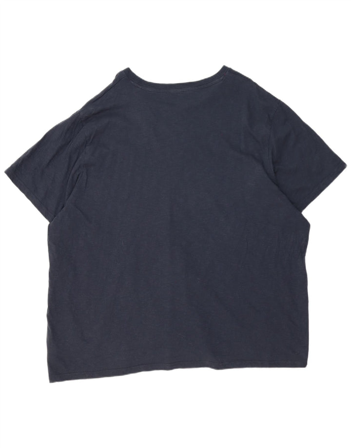 T-shirt męski Weird Fish, 5XL, granatowy, bawełniany