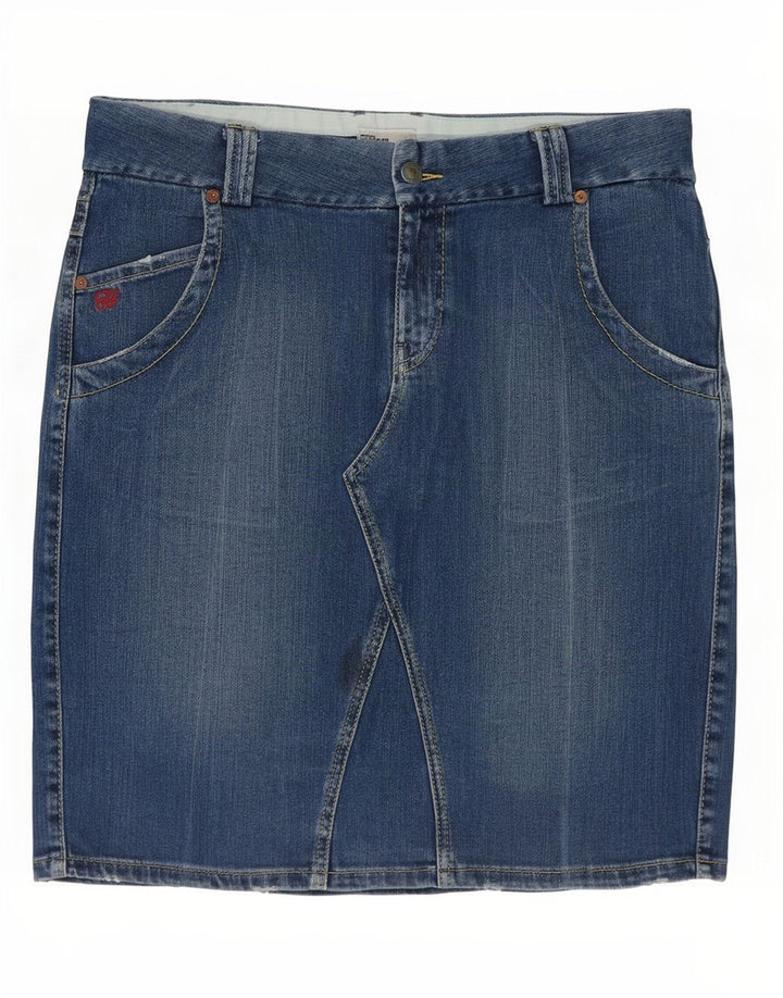 Damska spódnica dżinsowa Tommy Hilfiger duża W36 niebieska bawełna