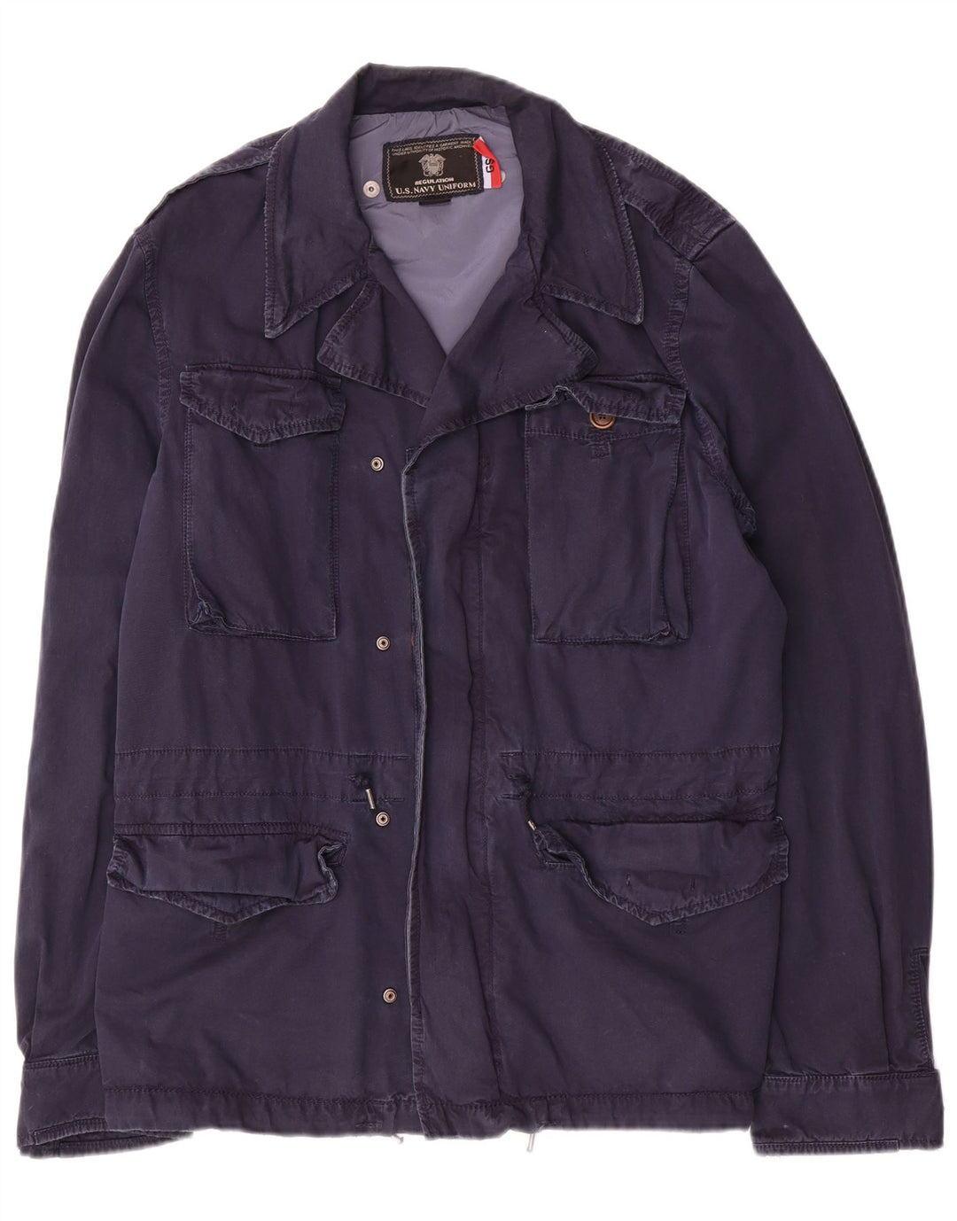 Kurtka męska Utility Vintage UK 42 XL Granatowa, nylonowa