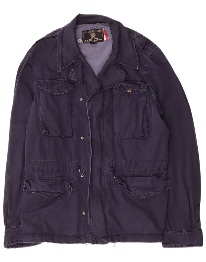 Kurtka męska Utility Vintage UK 42 XL Granatowa, nylonowa