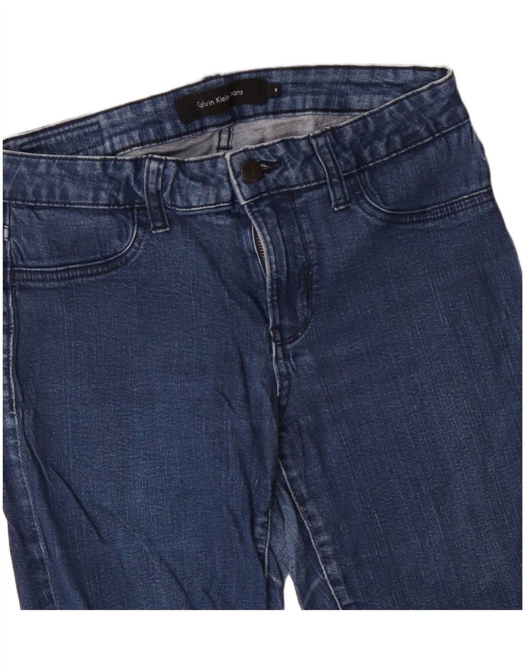 Damskie jeansy skinny CALVIN KLEIN US 8 Medium W29 L30 Niebieskie