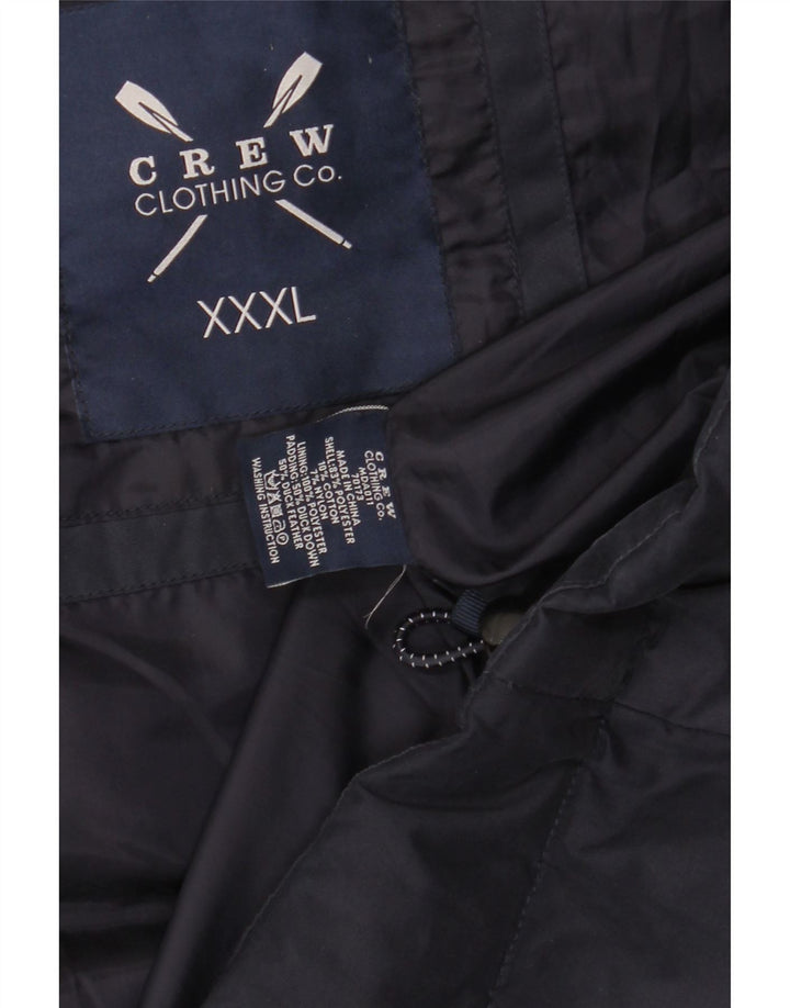 Crew Clothing Męska wyściełana kamizelka UK 46 3XL Granatowy poliester