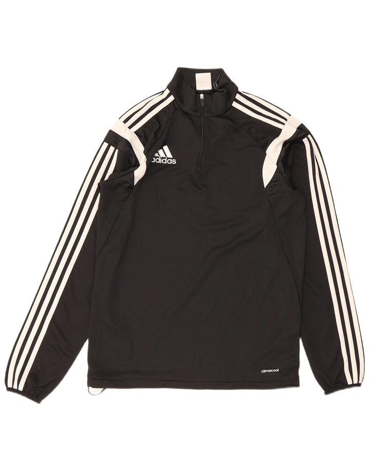 Adidas Męskie Climacool Pullover Dres Top Mały Czarny Kolorblok