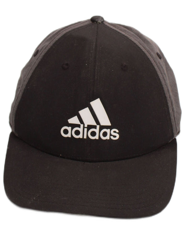 Męska czapka z daszkiem Adidas z grafiką, jeden rozmiar, czarna, z blokami kolorów