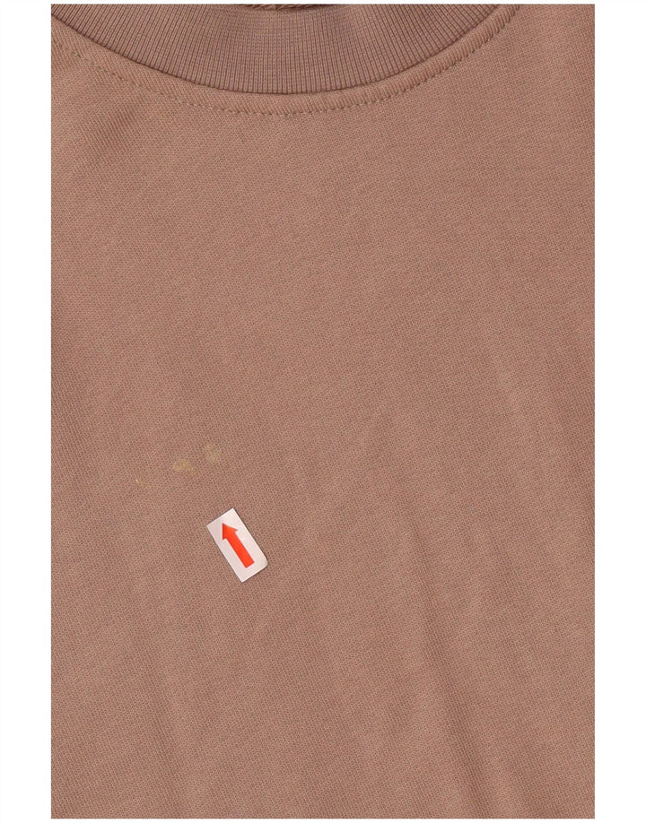 Męski sweter JACK & JONES z grafiką, średnio beżowy, bawełniany