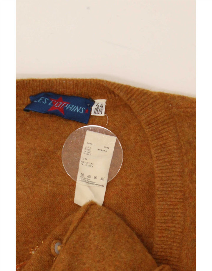 Damski sweter rozpinany Les Copains Graphic Oversize IT 44 średni beż