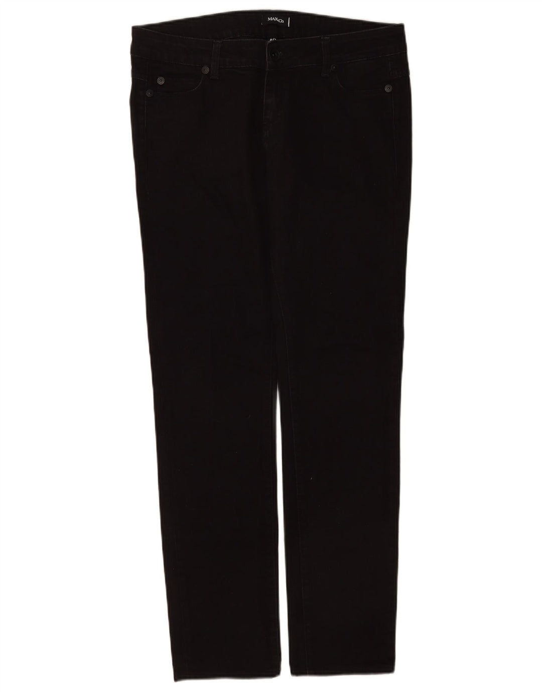 Damskie jeansy slim fit Max & Co. W30 L30 Czarne bawełniane